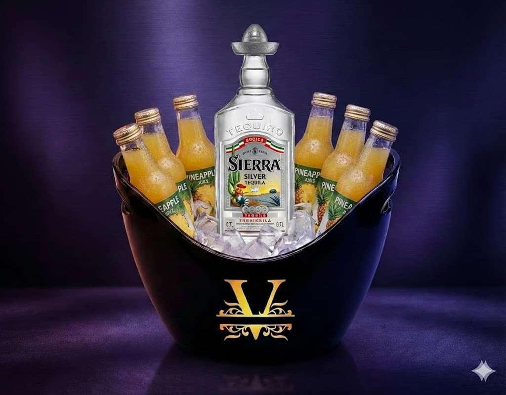 Sierra Silver Tequila - 0.7L bottle package